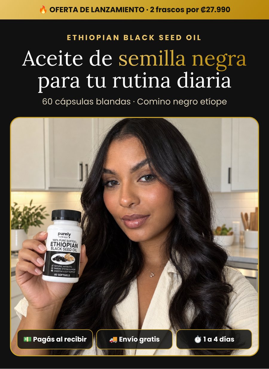 Aceite de semilla negra Black Seed Oil