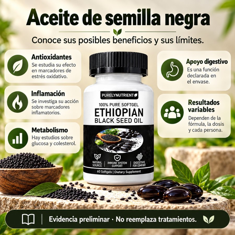 Aceite de semilla negra Black Seed Oil