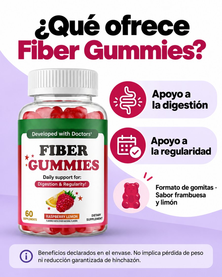 Fiber Gummies gomitas de fibra