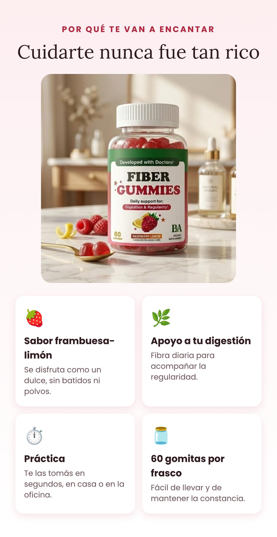 Fiber Gummies gomitas de fibra