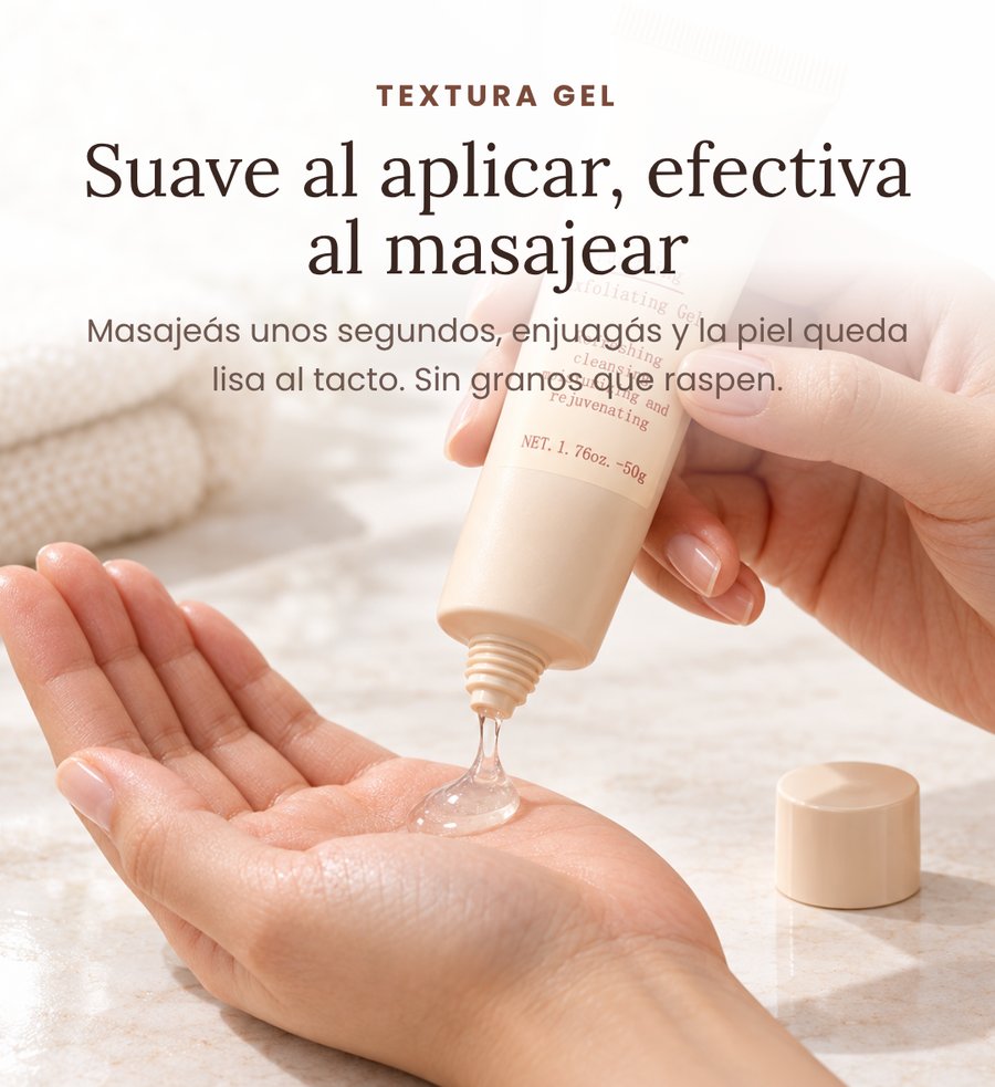 Gel exfoliante purificante