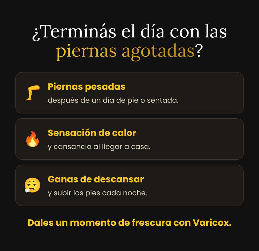 Varicox spray piernas cansadas