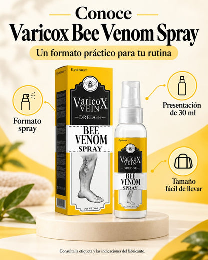 Varicox · Spray para Piernas Cansadas con Veneno de Abeja
